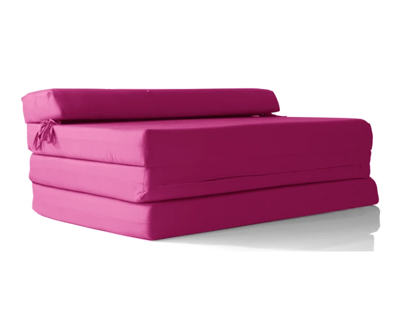 Καναπές - Κρεβάτι Flip Sofa φούξια Kansas με φερμουάρ - Εικόνα 3 | Mypouf.gr