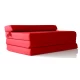 Καναπές - Κρεβάτι Flip Sofa κόκκινο Kansas με φερμουάρ | Mypouf.gr Καναπές - Κρεβάτι Flip Sofa κόκκινο Kansas με φερμουάρ | Mypouf.gr