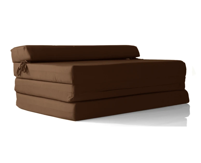 Καναπές - Κρεβάτι Flip Sofa καφέ Kansas με φερμουάρ | Mypouf.gr