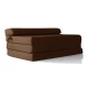 Καναπές - Κρεβάτι Flip Sofa καφέ Kansas με φερμουάρ | Mypouf.gr Καναπές - Κρεβάτι Flip Sofa καφέ Kansas με φερμουάρ | Mypouf.gr
