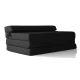 Καναπές - Κρεβάτι Flip Sofa μαύρο Kansas με φερμουάρ | Mypouf.gr Καναπές - Κρεβάτι Flip Sofa μαύρο Kansas με φερμουάρ | Mypouf.gr