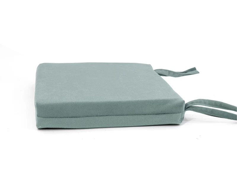 Μαξιλάρι Velure καρέκλας τετράγωνο γαλάζιο χρώμα