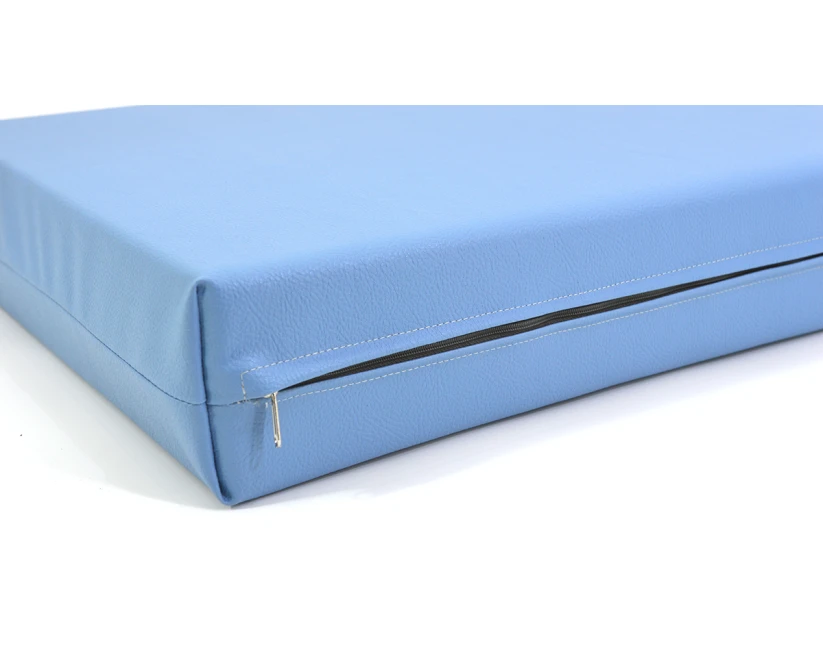 Μαξιλάρι Για Καναπέ / Παλέτα Δερματίνη Odario 21 - Baby Blue Με Φερμουάρ | Mypouf.gr