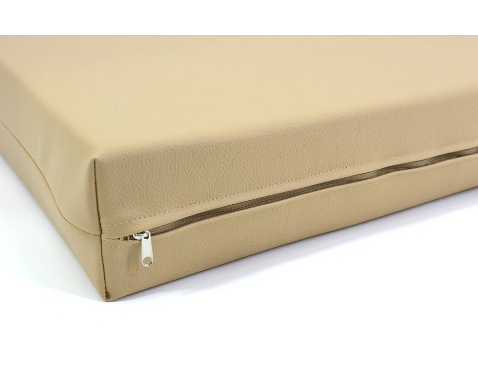 Μαξιλάρι Για Καναπέ / Παλέτα Δερματίνη Odario 17 - Cappuccino Beige Με Φερμουάρ | Mypouf.gr