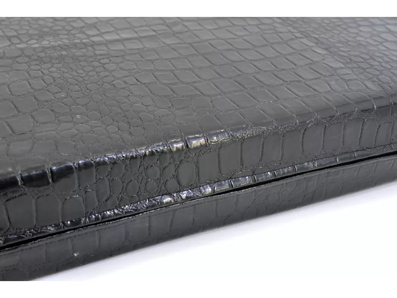 Μαξιλάρι Για Καναπέ / Παλέτα Δερματίνη Nevada 3 - Μαύρο Με Φερμουάρ