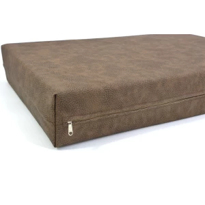 Μαξιλάρι Για Καναπέ / Παλέτα Δερματίνη Rolex - Καφέ  Με Φερμουάρ Μαξιλάρι Για Καναπέ / Παλέτα Δερματίνη Rolex - Καφέ  Με Φερμουάρ