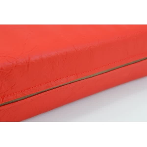 Μαξιλάρι Δερματίνη Για Καναπέ / Παλέτα  Miami Κόκκινο Με Φερμουάρ Μαξιλάρι Δερματίνη Για Καναπέ / Παλέτα  Miami Κόκκινο Με Φερμουάρ