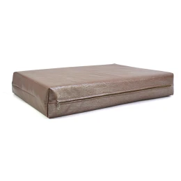 Μαξιλάρι για Καναπέ / Παλέτα  Δερματίνη  Minesota - Metallic Cinnamon Με Φερμουάρ