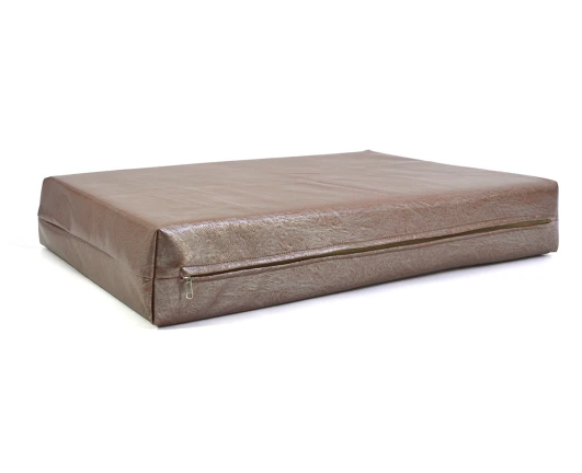 Μαξιλάρι για Καναπέ / Παλέτα  Δερματίνη  Minesota - Metallic Cinnamon Με Φερμουάρ