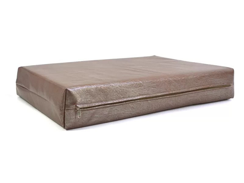 Μαξιλάρι για Καναπέ / Παλέτα  Δερματίνη  Minesota - Metallic Cinnamon Με Φερμουάρ