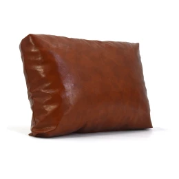 Μαξιλάρι Δερματίνη καναπέ Minesota 11 - Cinnamon Light Brown  Με Φερμουάρ
