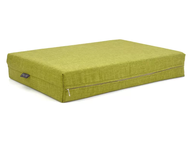 Μαξιλάρι Για Καναπέ / Παλέτα Λινό Αδιάβροχο Ferari-20 - Πράσινο της Ελιάς Με Φερμουάρ