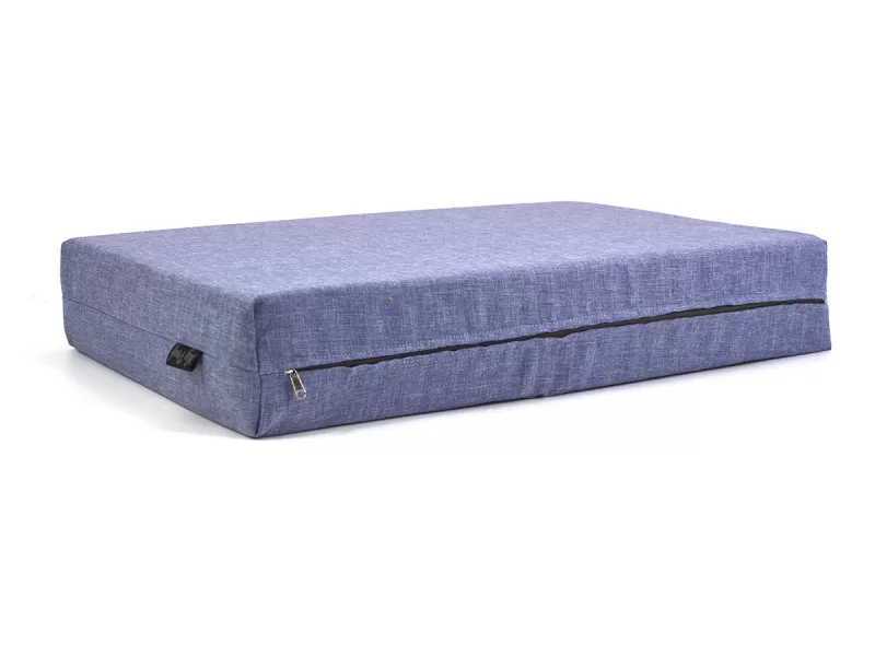 Μαξιλάρι Για Καναπέ / Παλέτα Λινό Αδιάβροχο Ferari-22 - Ανοιχτό Denim Με Φερμουάρ