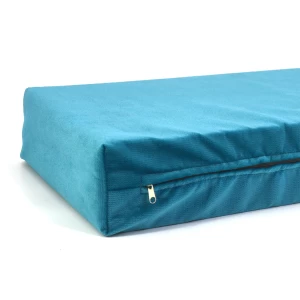 Μαξιλάρι Για Καναπέ / Παλέτα Βελούδο - Luiziana 09 Πετρόλ Με Φερμουάρ