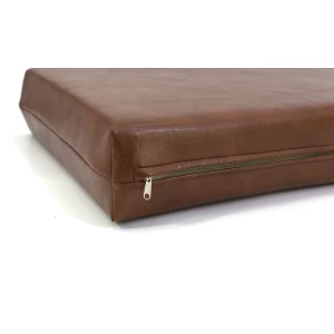 Μαξιλάρι για Καναπέ / Παλέτα  Δερματίνη Minesota 11 Cinnamon Light Brown Με Φερμουάρ