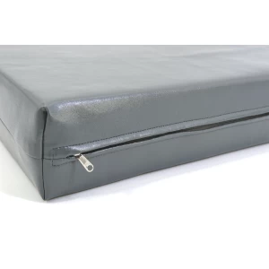 Μαξιλάρι Για Καναπέ / Παλέτα Δερματίνη Minesota Γκρι Με Φερμουάρ Μαξιλάρι Για Καναπέ / Παλέτα Δερματίνη Minesota Γκρι Με Φερμουάρ