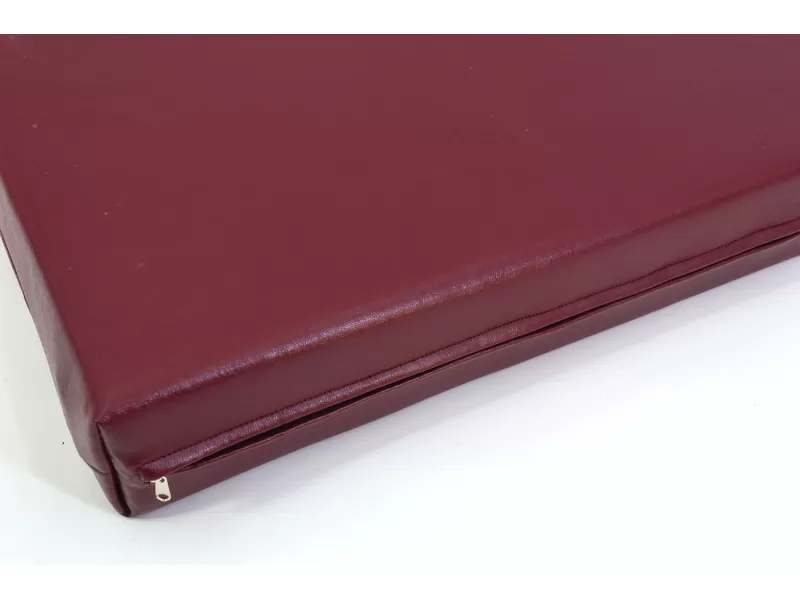 Μαξιλάρι Δερματίνη Μπορντώ Για Παλέτα Minesota Με Φερμουάρ