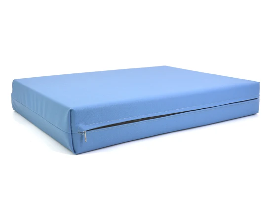 Μαξιλάρι Για Καναπέ / Παλέτα Δερματίνη Odario 21 - Baby Blue Με Φερμουάρ | Mypouf.gr