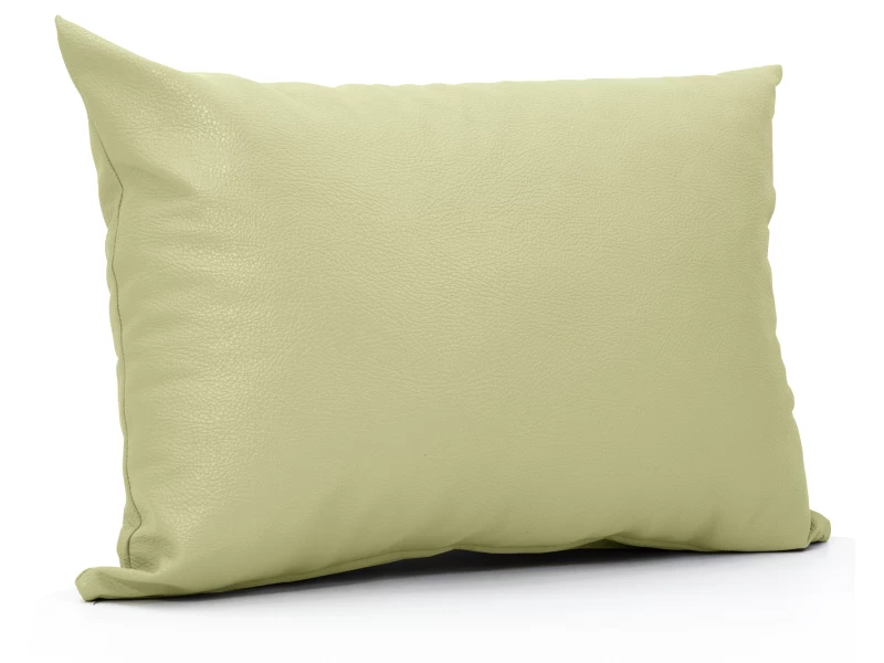 Μαξιλάρι Δερματίνη καναπέ Odario 15 - Light Beige Με Φερμουάρ