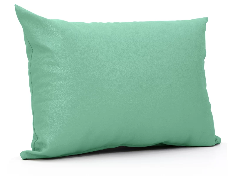 Μαξιλάρι Δερματίνη καναπέ Odario 16 - Turquoise Green Με Φερμουάρ