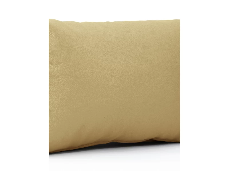 Μαξιλάρι Δερματίνη καναπέ Odario 2 - Light Tabac Με Φερμουάρ