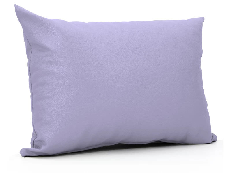 Μαξιλάρι Δερματίνη καναπέ Odario 22 - Lilac Με Φερμουάρ