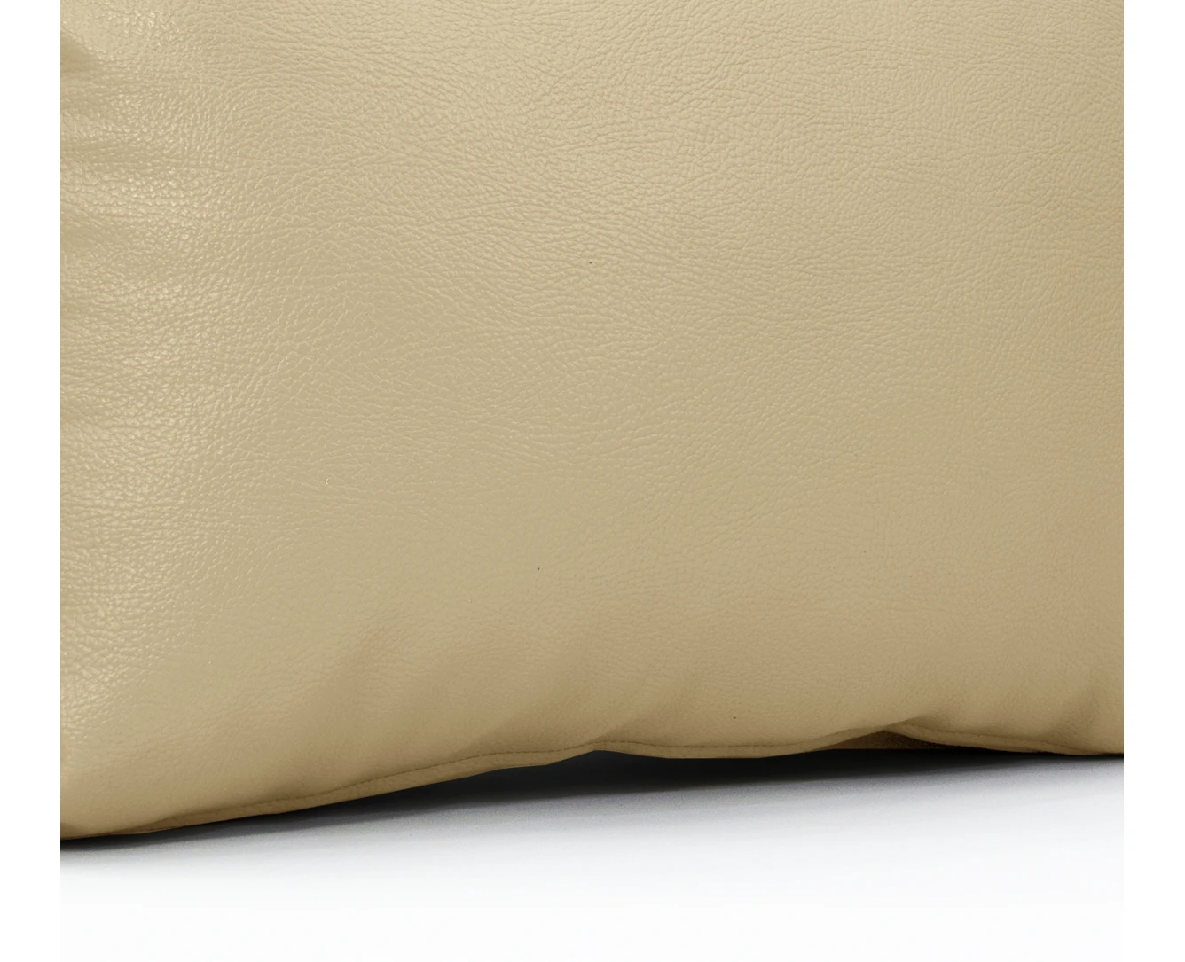 Μαξιλάρι Δερματίνη καναπέ Odario 3 - Peach Beige Με Φερμουάρ | Mypouf.gr