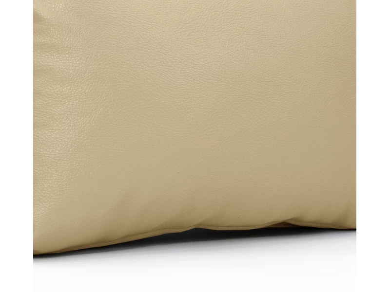 Μαξιλάρι Δερματίνη καναπέ Odario 3 - Peach Beige Με Φερμουάρ