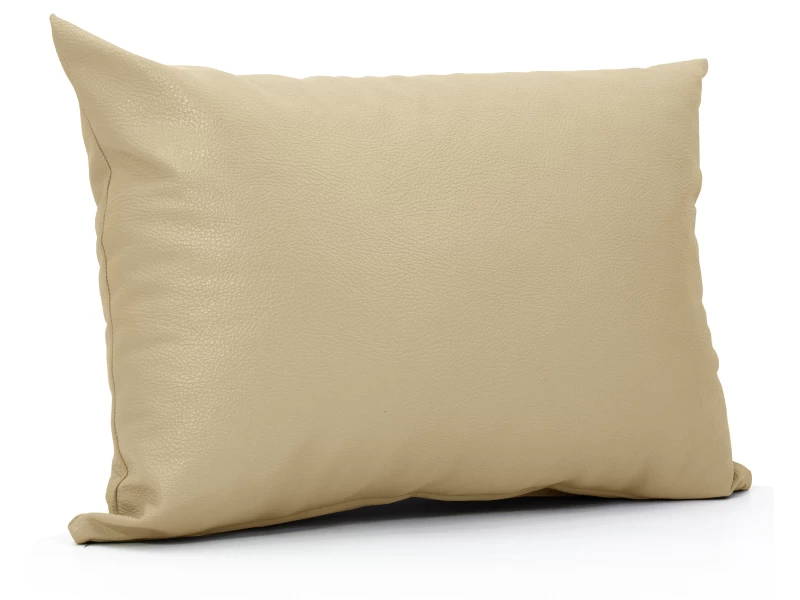 Μαξιλάρι Δερματίνη καναπέ Odario 3 - Peach Beige Με Φερμουάρ