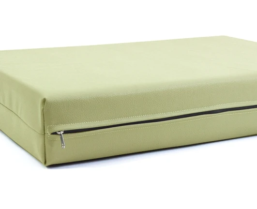 Μαξιλάρι Για Καναπέ / Παλέτα Δερματίνη Odario 15 - Light Beige Με Φερμουάρ | Mypouf.gr