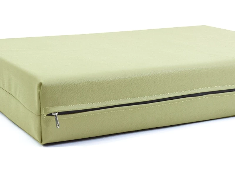 Μαξιλάρι Για Καναπέ / Παλέτα Δερματίνη Odario 15 - Light Beige Με Φερμουάρ