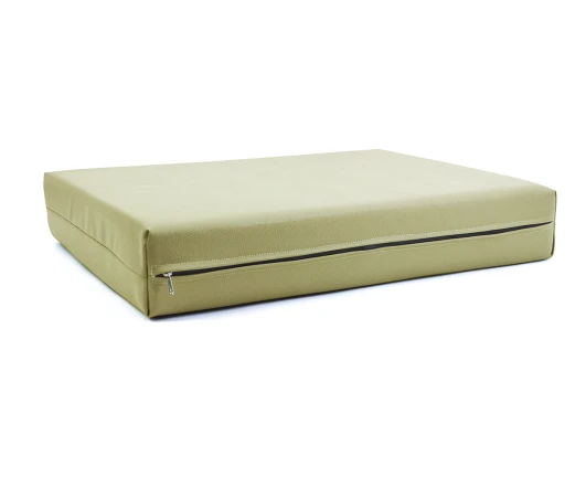 Μαξιλάρι Για Καναπέ / Παλέτα Δερματίνη Odario 18 - Latte Beige Με Φερμουάρ | Mypouf.gr