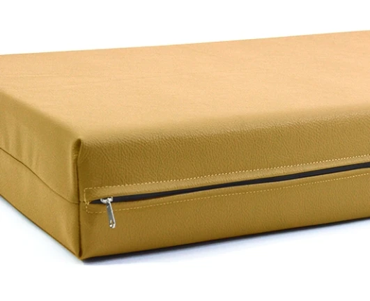 Μαξιλάρι Για Καναπέ / Παλέτα Δερματίνη Odario 2 - Light Tabac Brown Με Φερμουάρ | Mypouf.gr