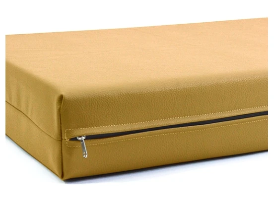 Μαξιλάρι Για Καναπέ / Παλέτα Δερματίνη Odario 2 - Light Tabac Brown Με Φερμουάρ
