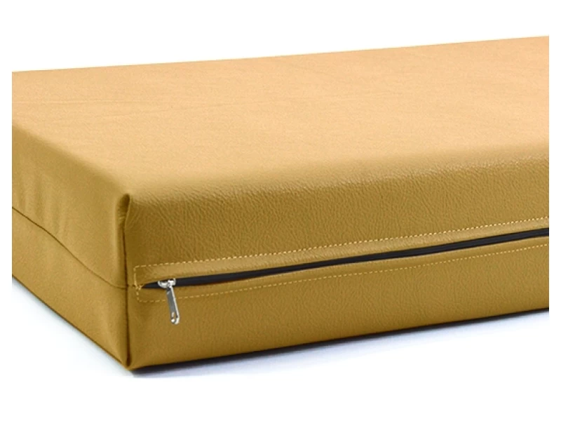 Μαξιλάρι Για Καναπέ / Παλέτα Δερματίνη Odario 2 - Light Tabac Brown Με Φερμουάρ