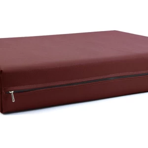 Μαξιλάρι Για Καναπέ / Παλέτα Δερματίνη Odario 20 - Burgundy Με Φερμουάρ