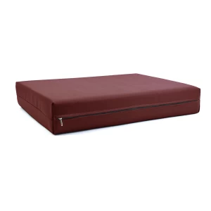 Μαξιλάρι Για Καναπέ / Παλέτα Δερματίνη Odario 20 - Burgundy Με Φερμουάρ