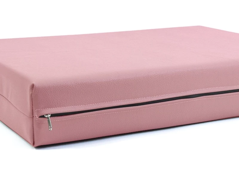 Μαξιλάρι Για Καναπέ / Παλέτα Δερματίνη Odario 23 - Baby Pink Με Φερμουάρ