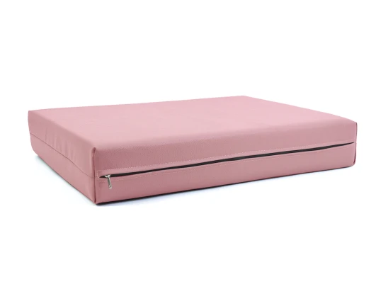 Μαξιλάρι Για Καναπέ / Παλέτα Δερματίνη Odario 23 - Baby Pink Με Φερμουάρ | Mypouf.gr