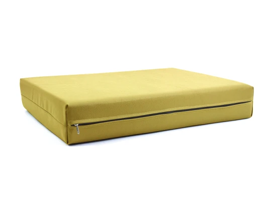 Μαξιλάρι Για Καναπέ / Παλέτα Δερματίνη Odario 24 - Orange Beige Με Φερμουάρ | Mypouf.gr