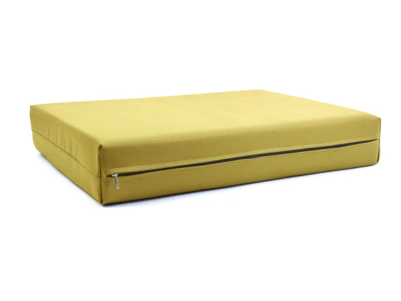 Μαξιλάρι Για Καναπέ / Παλέτα Δερματίνη Odario 24 - Orange Beige Με Φερμουάρ
