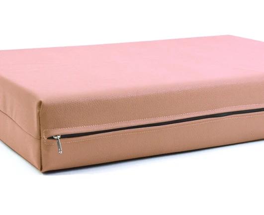 Μαξιλάρι Για Καναπέ / Παλέτα Δερματίνη Odario 26 - Dusty Pink Με Φερμουάρ | Mypouf.gr