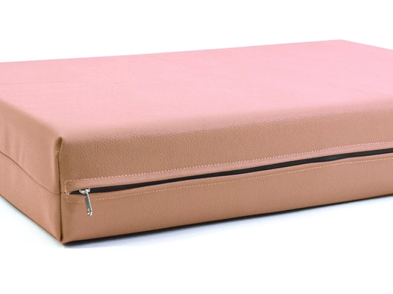 Μαξιλάρι Για Καναπέ / Παλέτα Δερματίνη Odario 26 - Dusty Pink Με Φερμουάρ