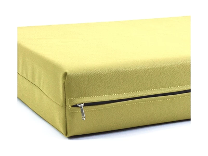 Μαξιλάρι Για Καναπέ / Παλέτα Δερματίνη Odario 6 - Dusty Yellow Με Φερμουάρ