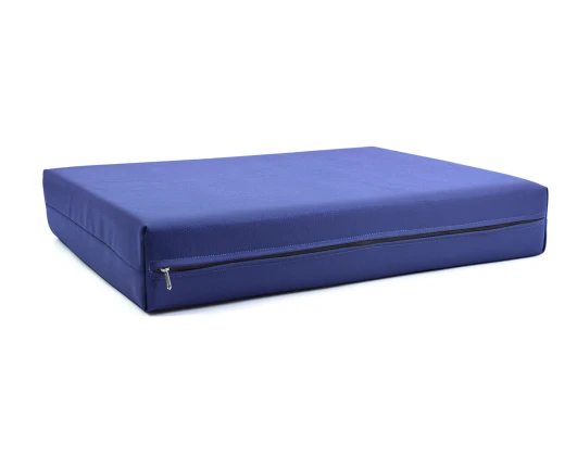 Μαξιλάρι Για Καναπέ / Παλέτα Δερματίνη Odario 7 - Egyptian Blue Με Φερμουάρ | Mypouf.gr