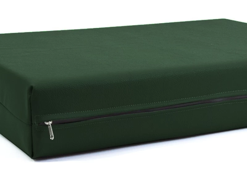 Μαξιλάρι Για Καναπέ / Παλέτα Δερματίνη Odario 8 - Dark Green Με Φερμουάρ