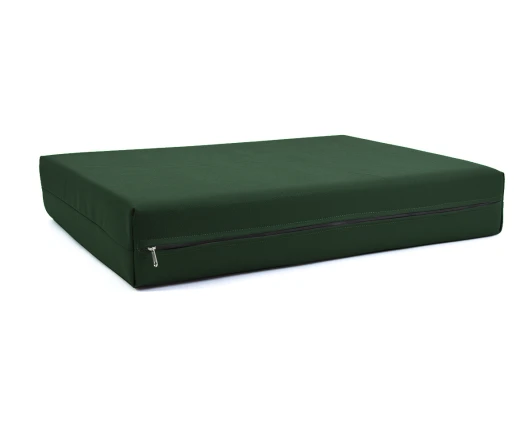Μαξιλάρι Για Καναπέ / Παλέτα Δερματίνη Odario 8 - Dark Green Με Φερμουάρ | Mypouf.gr