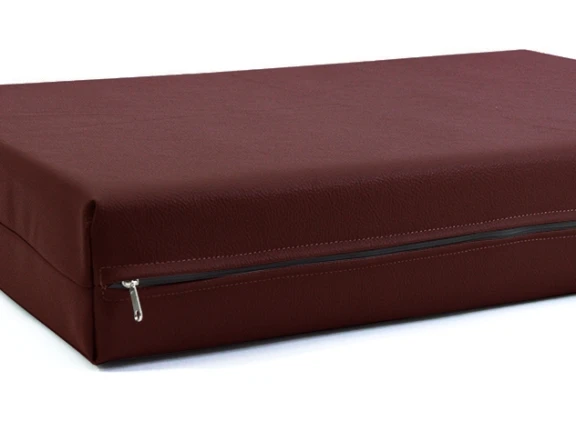 Μαξιλάρι Για Καναπέ / Παλέτα Δερματίνη Odario 9 - Burgundy Red Με Φερμουάρ