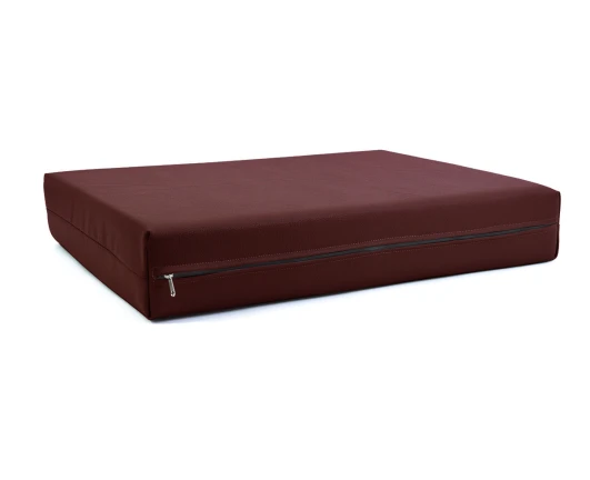 Μαξιλάρι Για Καναπέ / Παλέτα Δερματίνη Odario 9 - Burgundy Red Με Φερμουάρ | Mypouf.gr