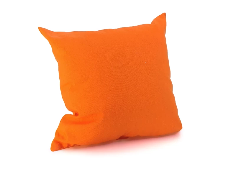 Μαξιλάρι καναπέ 80% Βαμβάκι + 20% Polyester πορτοκαλί με γέμιση comforel 30 x 30 (Σειρά λονέτα)